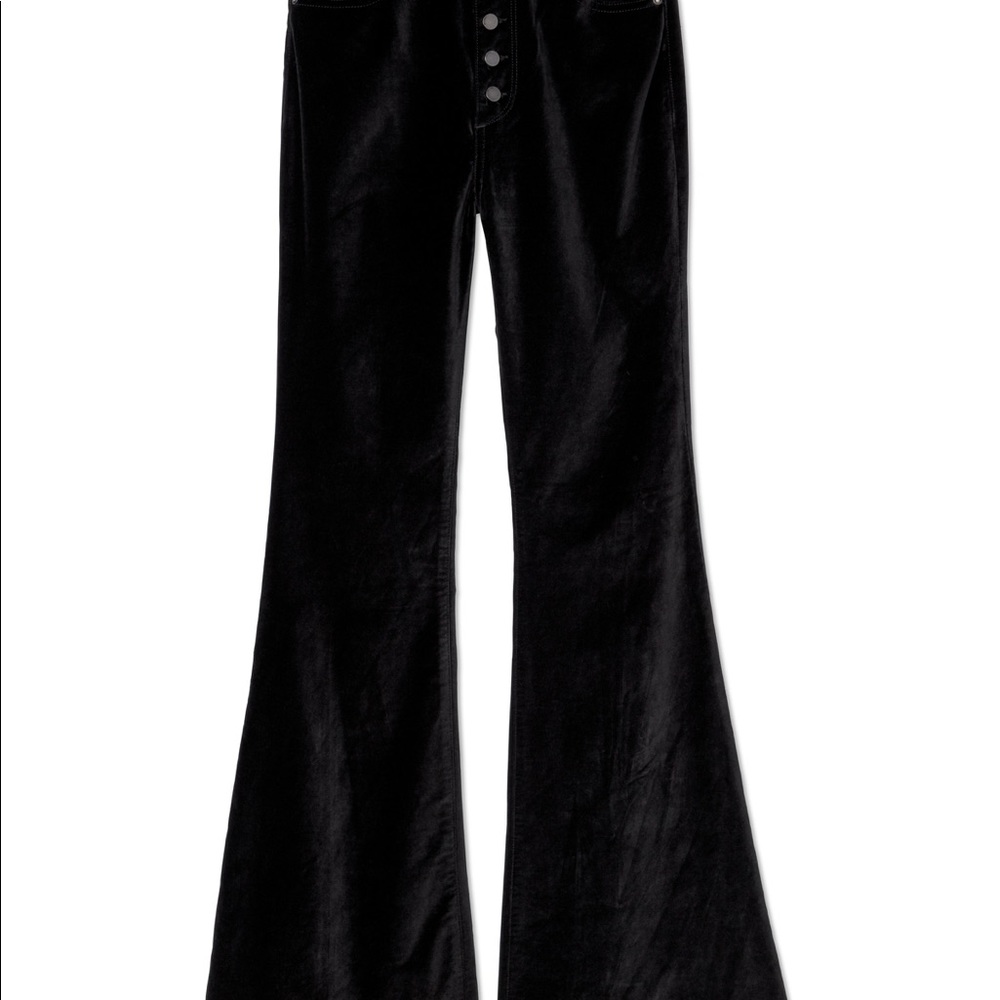 DL1961 Black velvet Rachel jeans